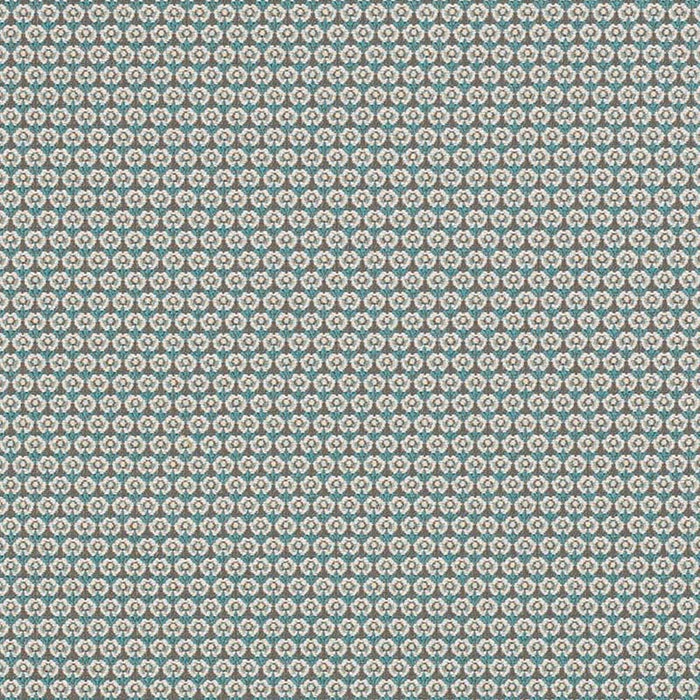 Charlotte Turquoise Petite Fabric Sample D3293