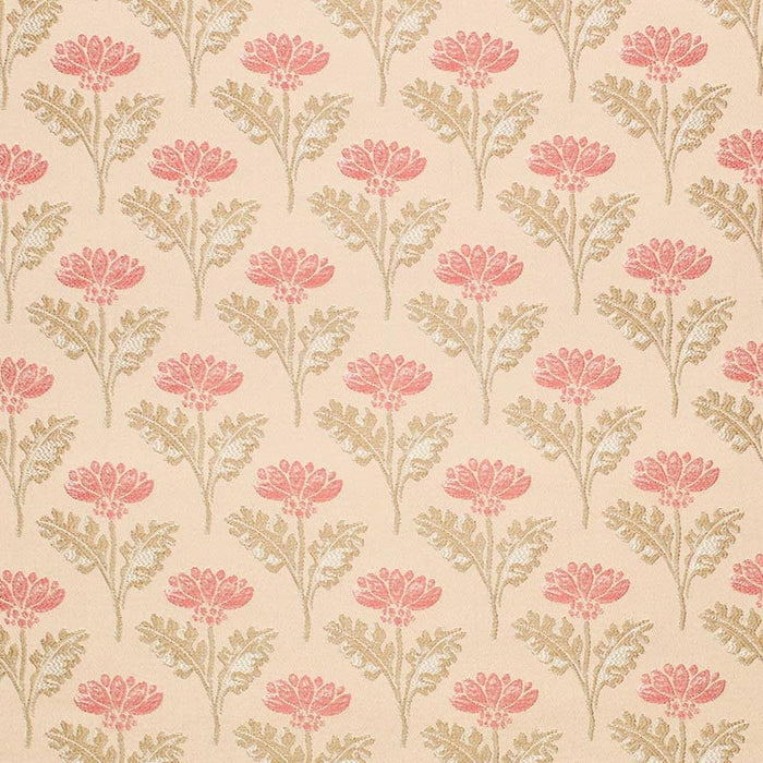 Charlotte Grace Coral Fabric Sample D4419
