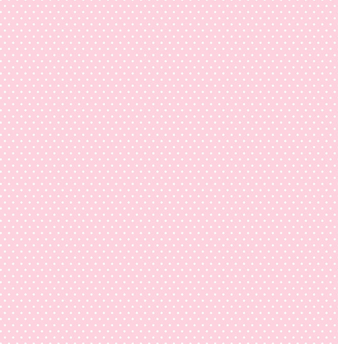 Seabrook Designs Polka Dot Blush Wallpaper Sample DA63201