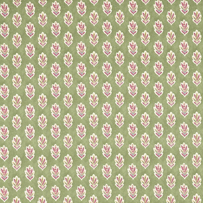 Sanderson Sessile Leaf Forest Green Fabric Sample DARB227075