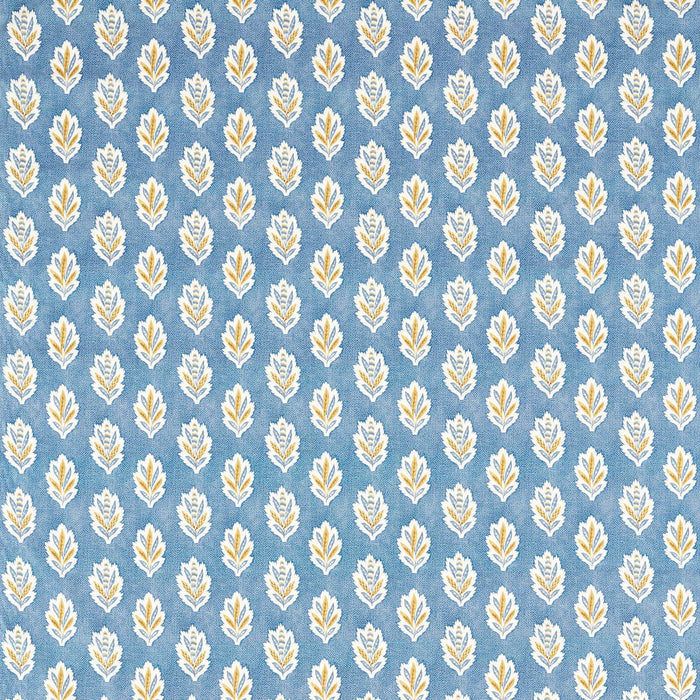 Sanderson Sessile Leaf Cornflower Fabric Sample DARB227077