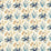 Sanderson Enys Garden Indigo/Red Fabric DARF227063
