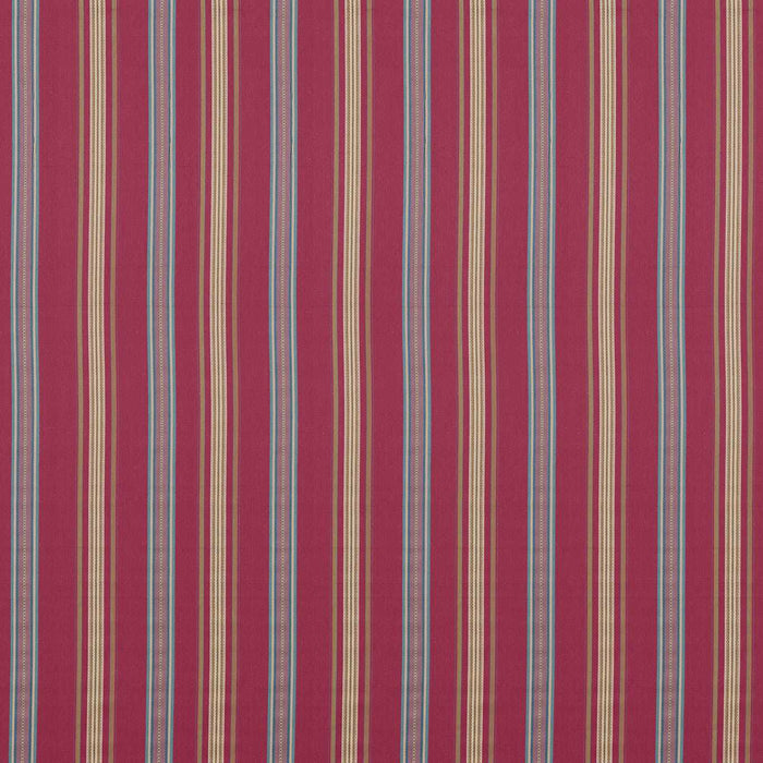 Sanderson Valley Stripe Mulberry/Blue Fabric DARF237326