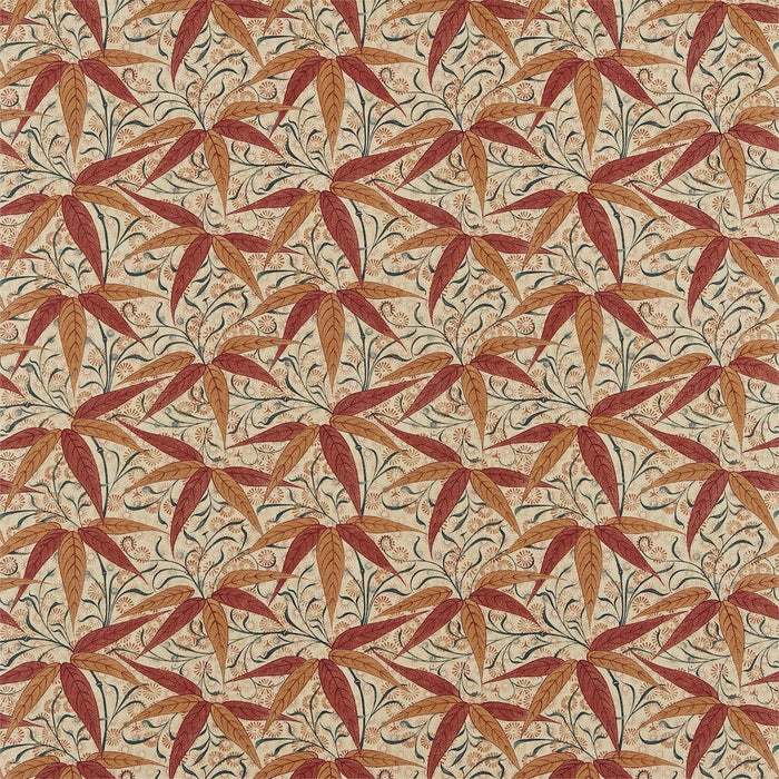 Morris & Co Bamboo Russet/Siena Fabric Sample DARP222527