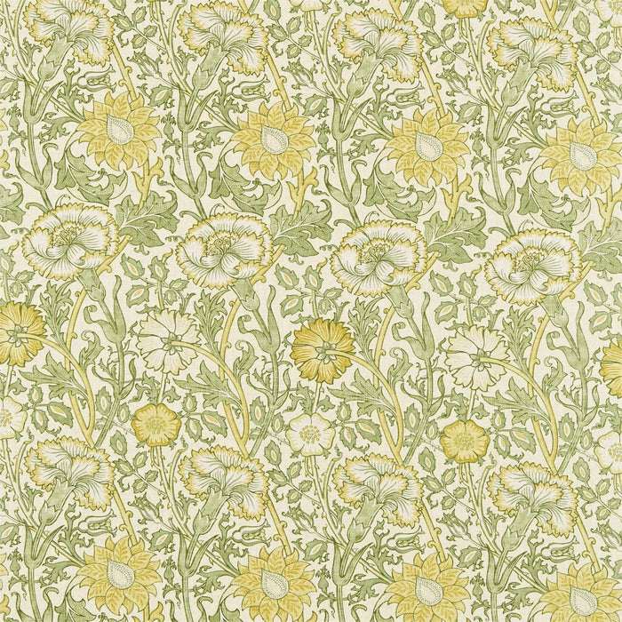 Morris & Co Pink & Rose Cowslip/Fennel Fabric Sample DARP222530