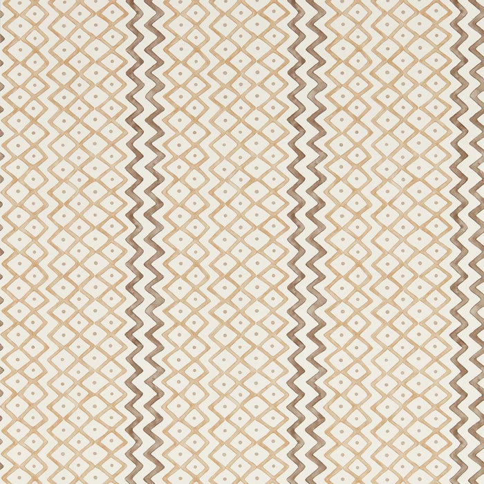 Sanderson Khes Shiitake/Cocoa Wallpaper Sample DBOW217450