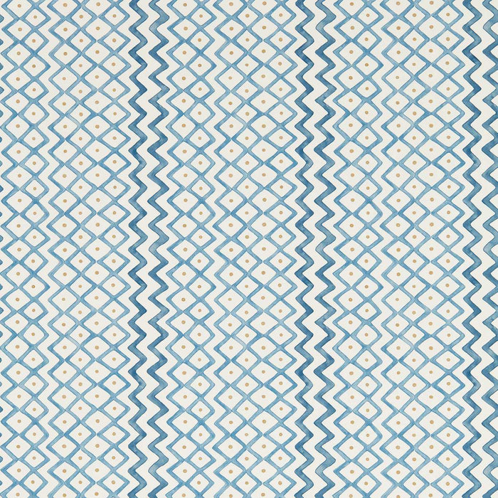 Sanderson Khes Indigo/Woad Wallpaper Sample DBOW217453