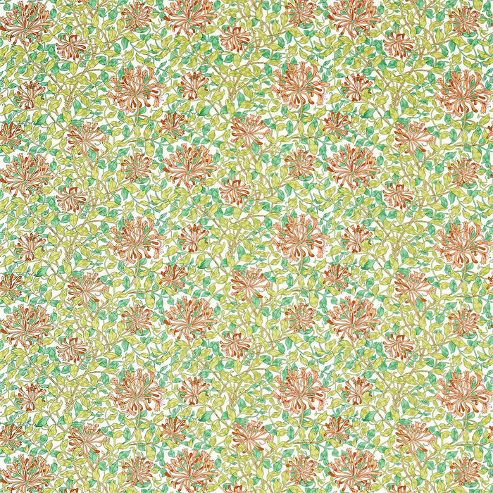 Morris & Co Honeysuckle Summer Fabric Sample DBPF226850