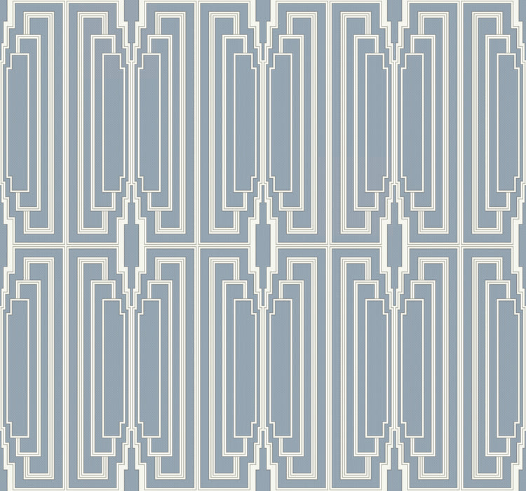 Seabrook Designs Manhattan Peacock Wallpaper Sample DC60002