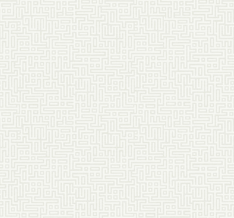 Seabrook Designs Rockefellar Maze Margalo Wallpaper Sample DC60900