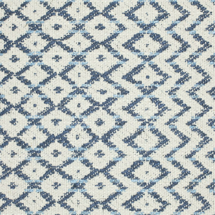 Sanderson Cheslyn Indigo/ Ivory 232032 Fabric Sample DCLO232032