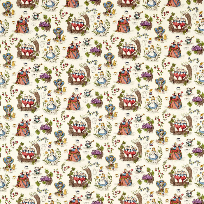 Sanderson Alice in Wonderland Hundreds & Thousands Fabric Sample DDIF227166