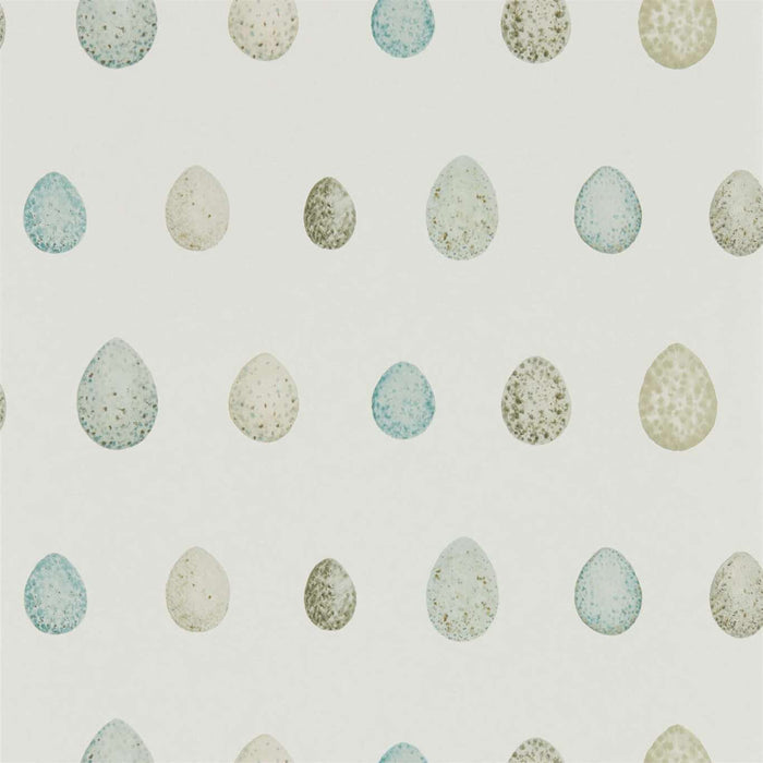 Sanderson Nest Egg Eggshell/Ivory Wallpaper Sample DEBB216502