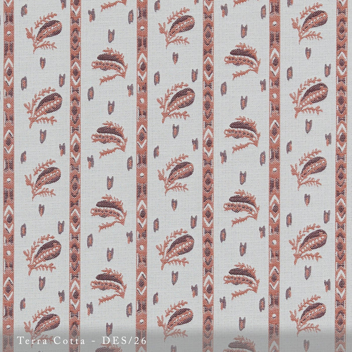 Lisa Fine Desiree - Performance Terra Cotta Fabric Sample DES/26