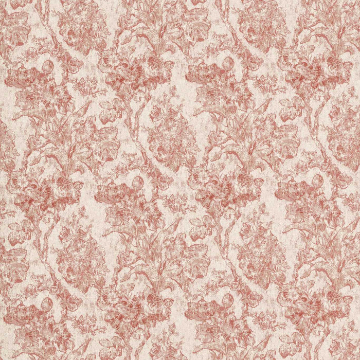 Sanderson Fringed Tulip Toile Putty Fabric DGDF227182
