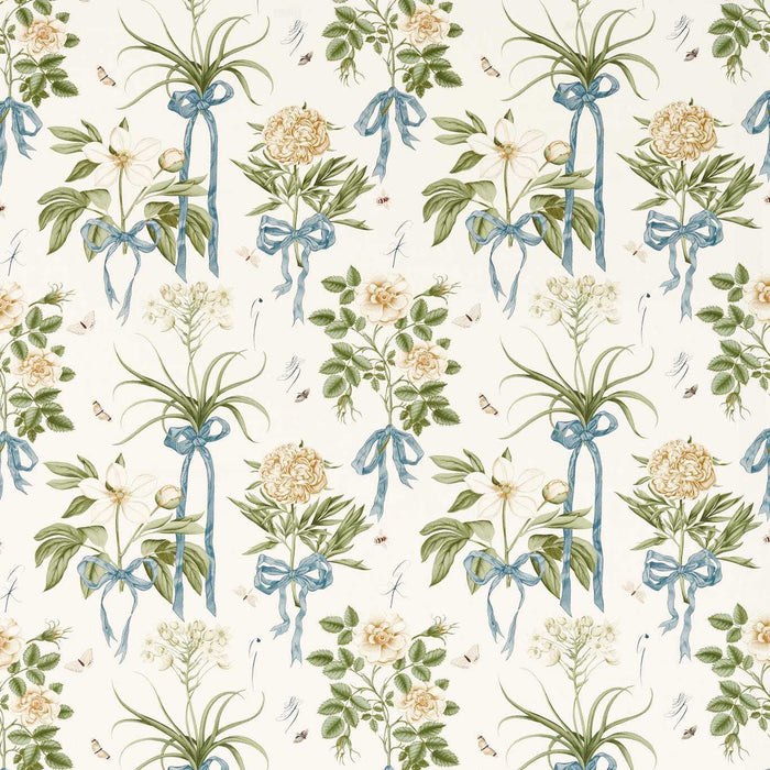 Sanderson Cupid`s Beau Quince/Chalk Fabric DGDF227184