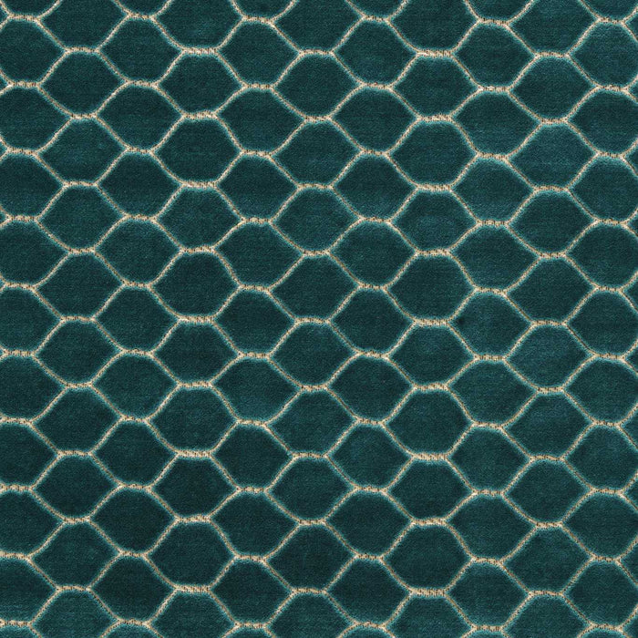 Sanderson Faraday Velvet Malachite Fabric DGDV237415
