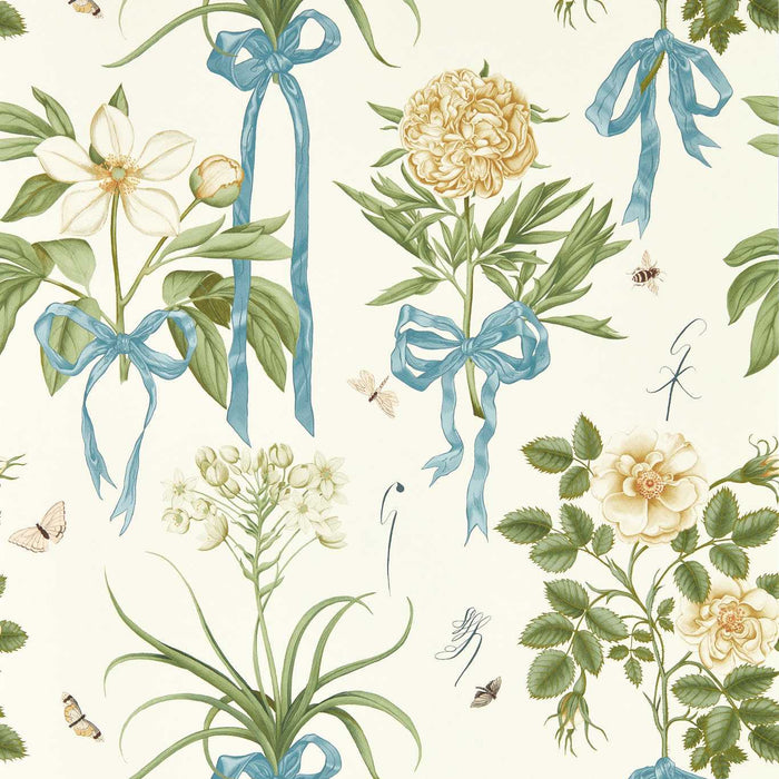 Sanderson Cupid`s Beau Quince/Chalk Wallpaper DGDW217311