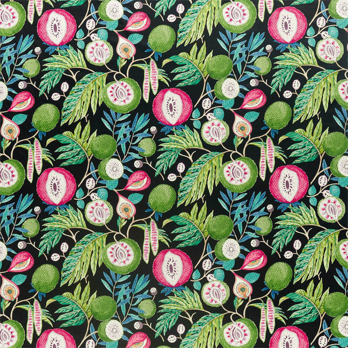 Sanderson Jackfruit Tropical/Ink 226560 Fabric Sample DGLA226560