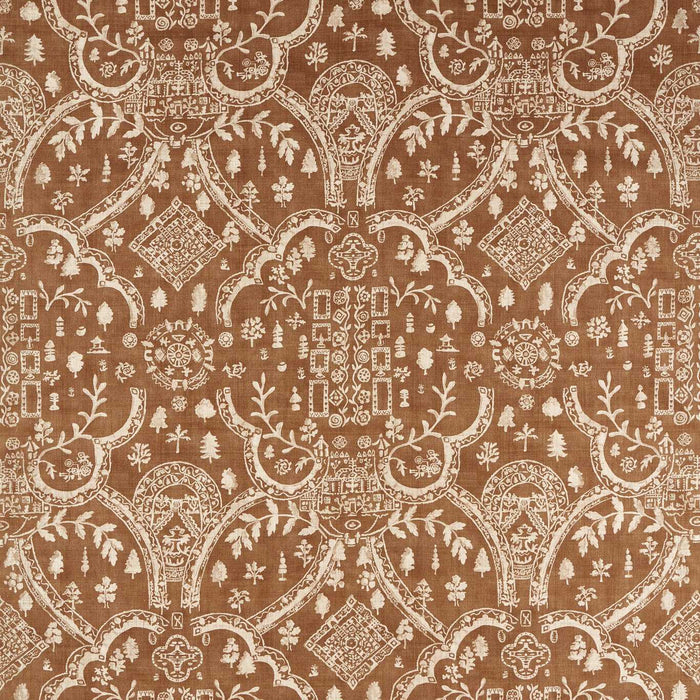 Sanderson Topiary View Muntjac Fabric DHIF227325