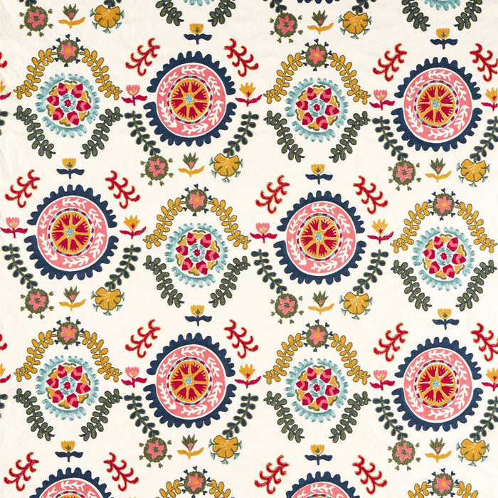 Sanderson Annabel`S Suzani Sapphire/Ruby Fabric DHIF237609