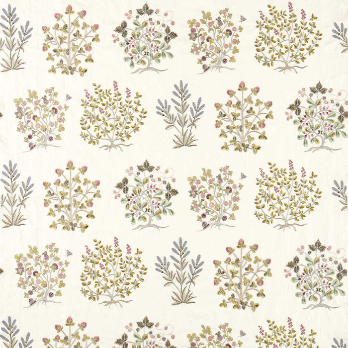 Sanderson Thyme Walk Damson/Quince Fabric DHIF237617
