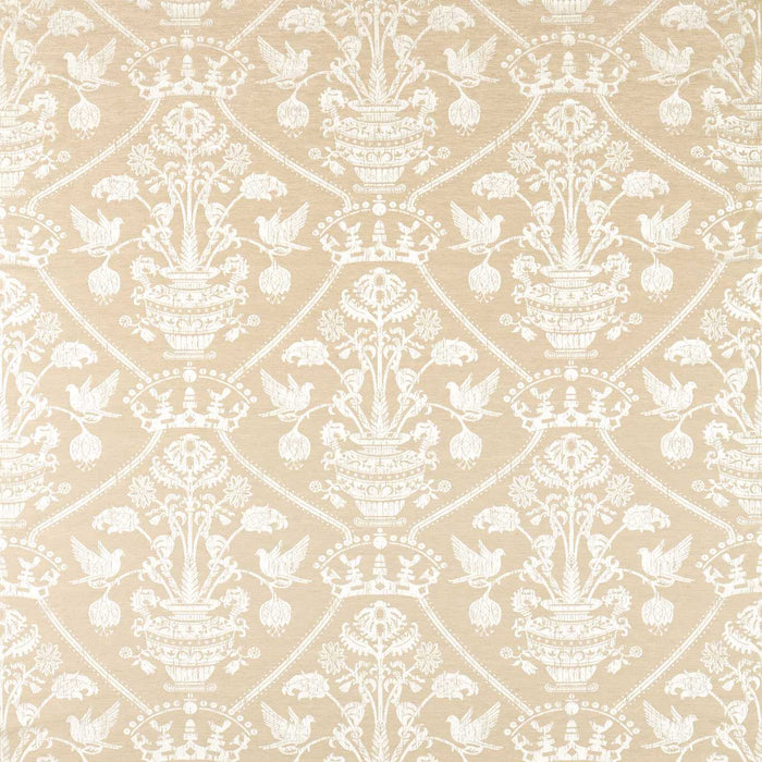 Sanderson Highgrove Damask Gritstone Fabric DHIF237620