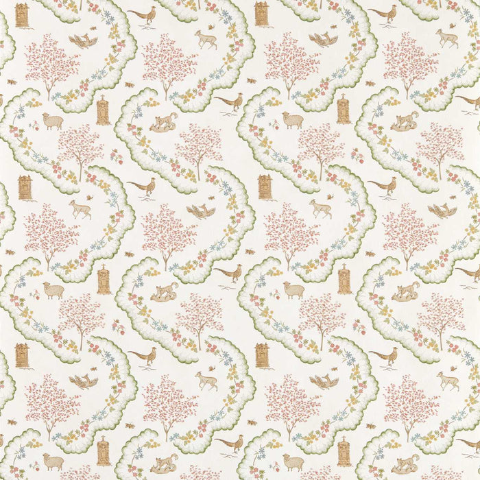 Sanderson Wildflower Meadow Pearl Wallpaper DHIP217483