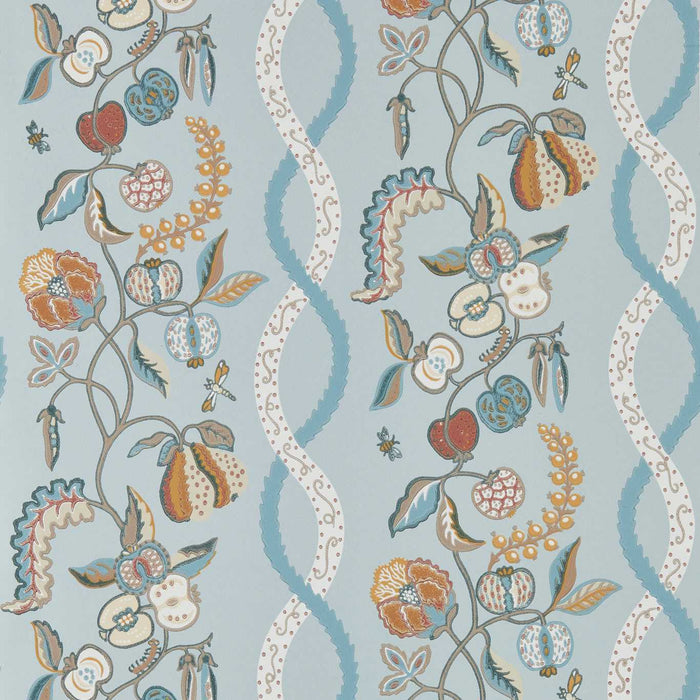 Sanderson Kitchen Garden Mineral/ Gooseberry Wallpaper DHIP217501