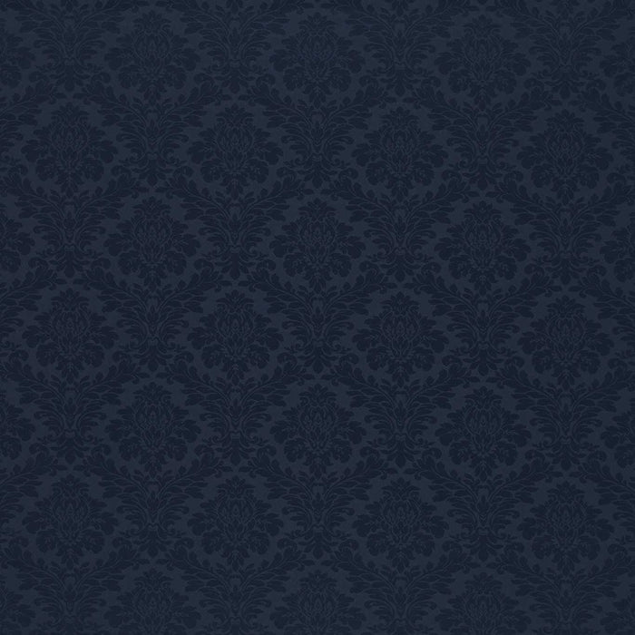 Sanderson Lymington Damask Indigo Fabric DLYM232625