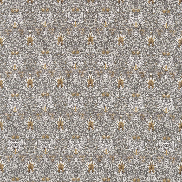 Morris & Co Snakeshead Pewter/Gold Fabric Sample DM3P224468