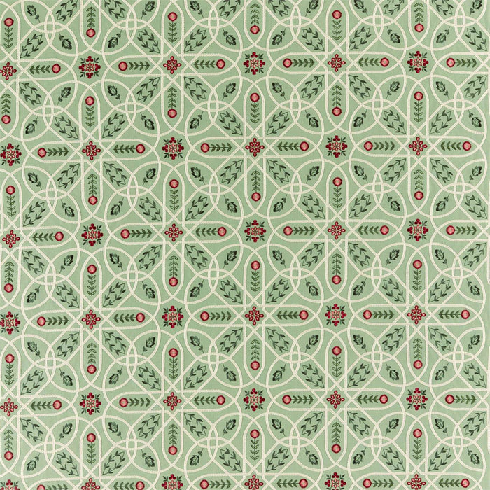 Morris & Co Brophy Embroidery Bayleaf Fabric Sample DM5F236813