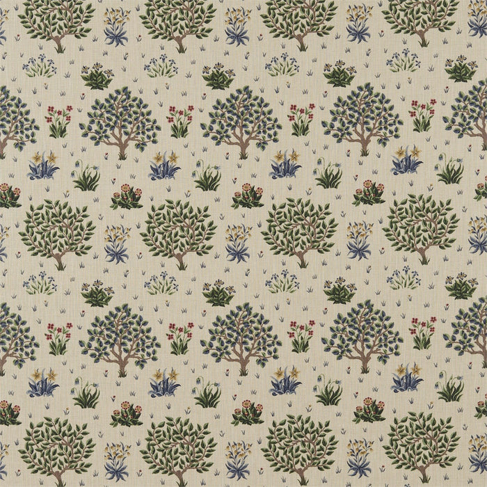 Morris & Co Orchard Forest/Indigo Fabric Sample DM6F220306
