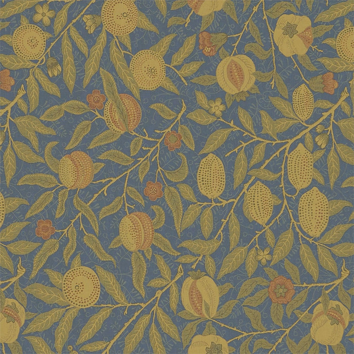 Morris & Co Fruit Blue/Thyme Fabric Sample DM6W230284