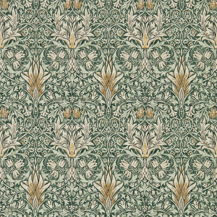 Morris & Co Snakeshead Forest/Thyme 216427 Wallpaper Sample DMA4216427