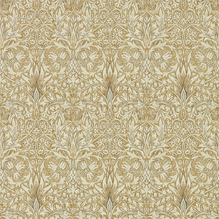Morris & Co Snakeshead Gold/Linen 216429 Wallpaper Sample DMA4216429