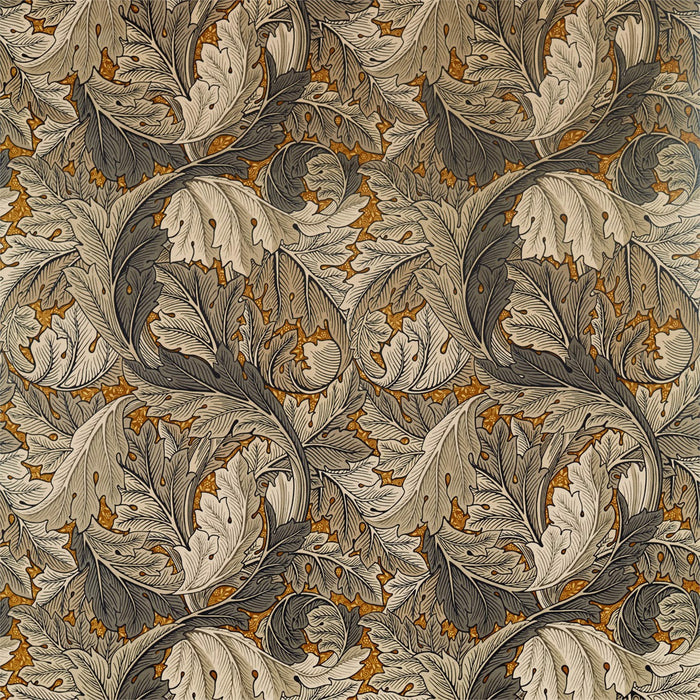 Morris & Co Acanthus Mustard/Grey Fabric Sample DMA4226400