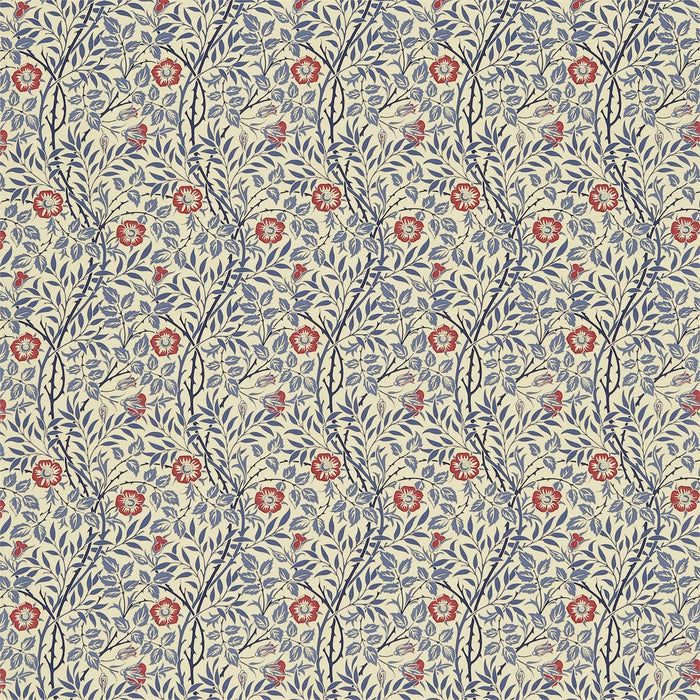 Morris & Co Sweet Briar Blue Fabric Sample DMC130202