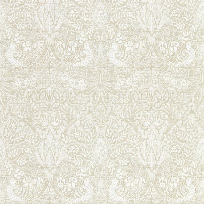 Morris & Co Pure Dove & Rose White Clover 216521 Wallpaper Sample DMPN216521