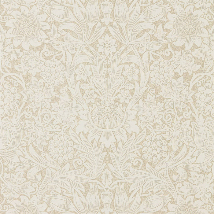Morris & Co Pure Sunflower Parchment/Gold 216047 Wallpaper Sample DMPU216047