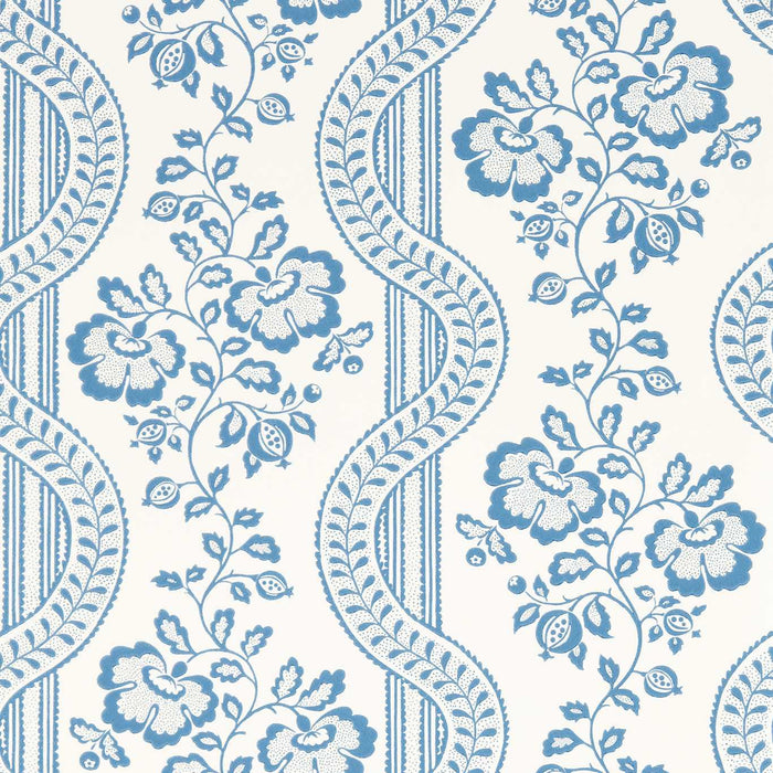 Sanderson Aubrey Pottery Blue Wallpaper DSAB217427