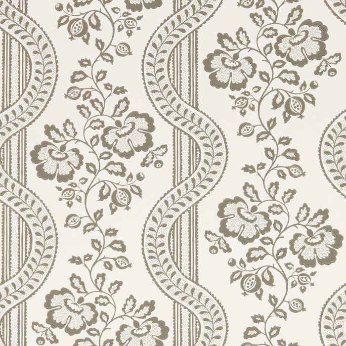 Sanderson Aubrey Raw Chocolate Wallpaper DSAB217431