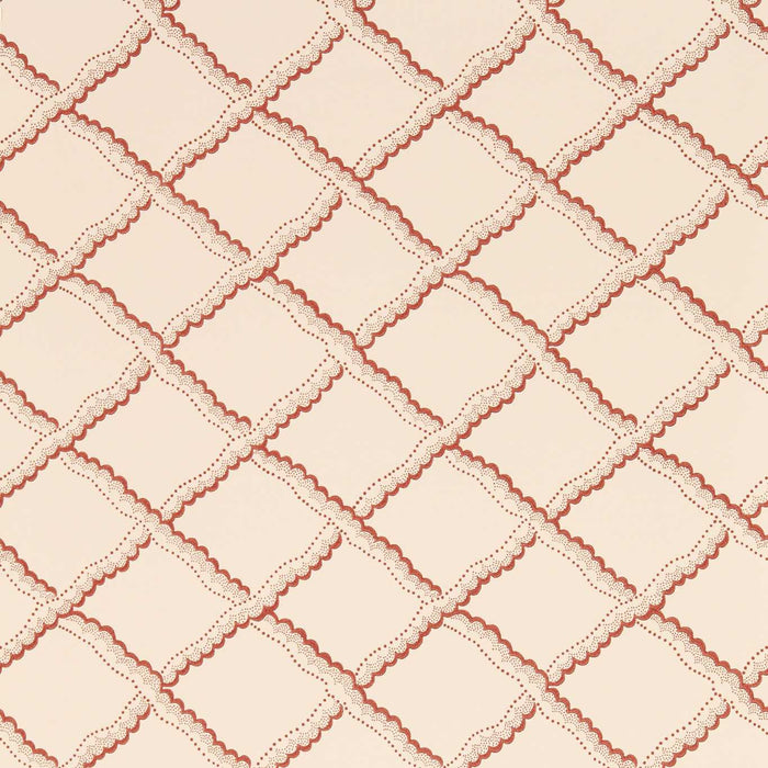 Sanderson Rye Berry/Pink Clay Wallpaper Sample DSAB217438