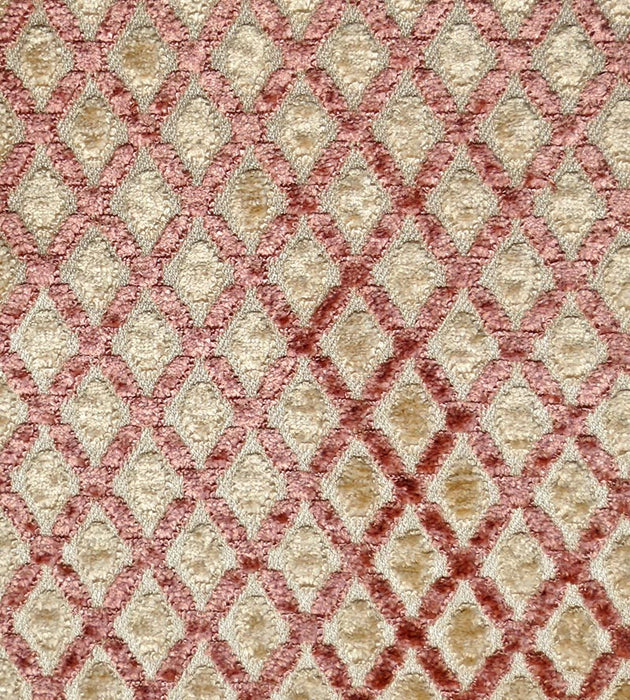 Old World Weavers Montreal Rose/Creme Fabric Sample DS00032401