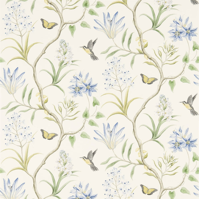 Sanderson Clementine Delft Blue Wallpaper Sample DVOY213389