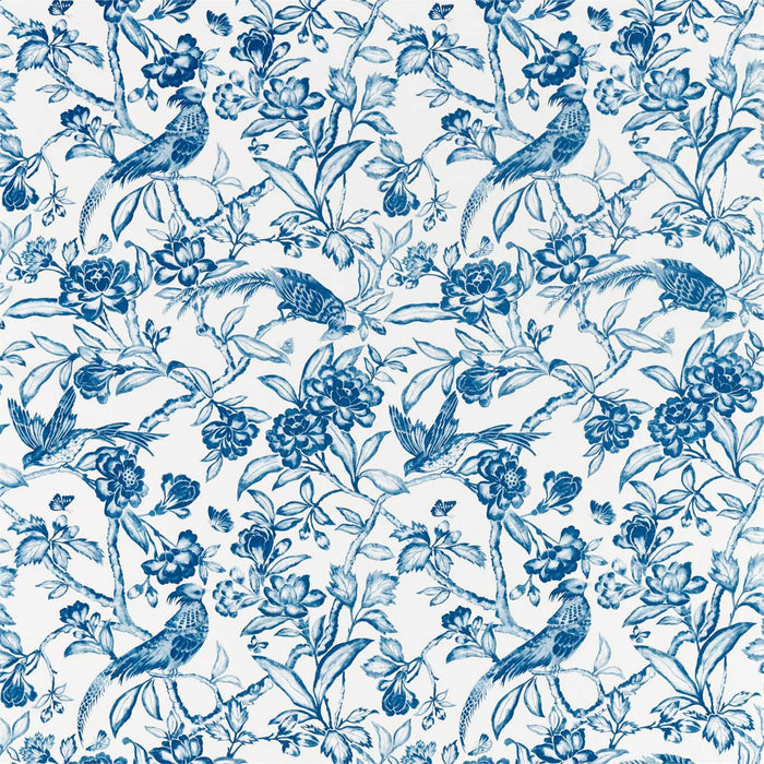 Sanderson Tattershall Indigo 226536 Fabric Sample DYSI226536