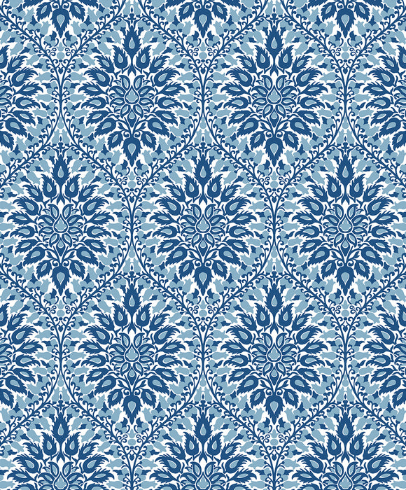 Seabrook Designs Luna Ogee Lakeside Wallpaper Sample ET12902