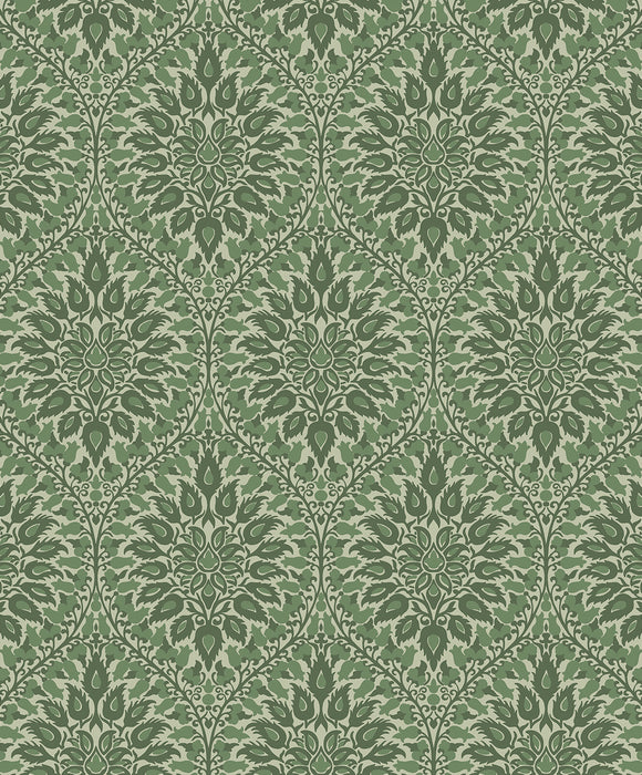 Seabrook Designs Luna Ogee Fern Wallpaper Sample ET12904
