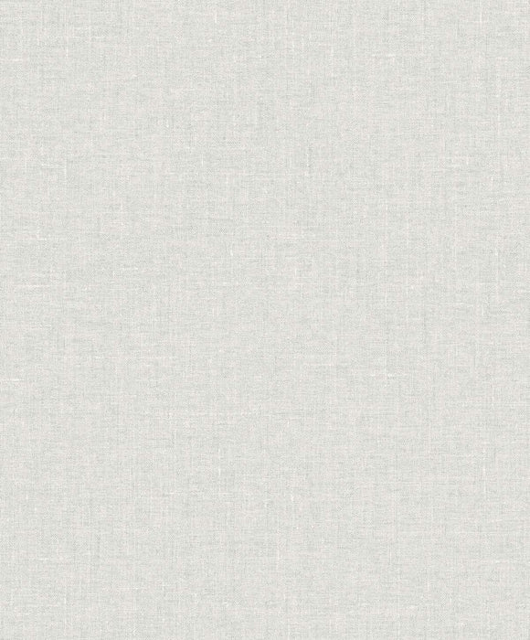 Seabrook Designs Abington Faux Linen Greige Wallpaper Sample EW10107