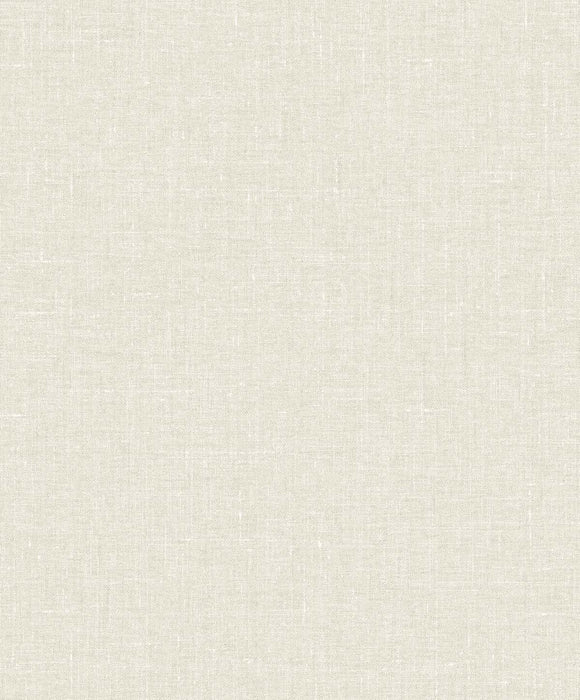 Seabrook Designs Abington Faux Linen Tan Wallpaper Sample EW10114